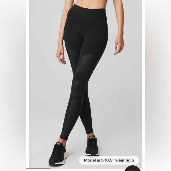 Alo Yoga High-Waist Moto Legging Sz M - Picture 1 of 6